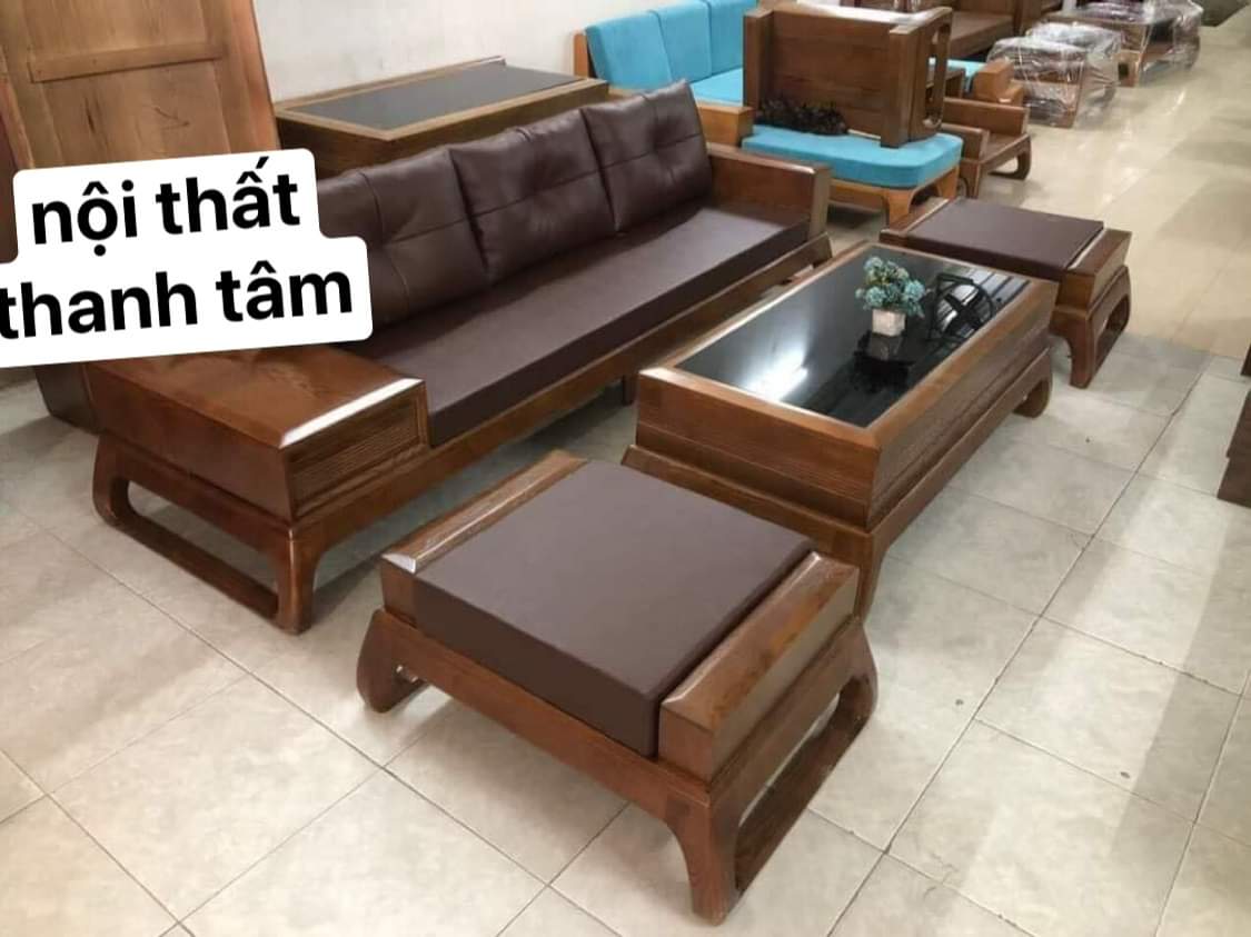 Sofa Gỗ Phòng Khách Cao Cấp SFTT09